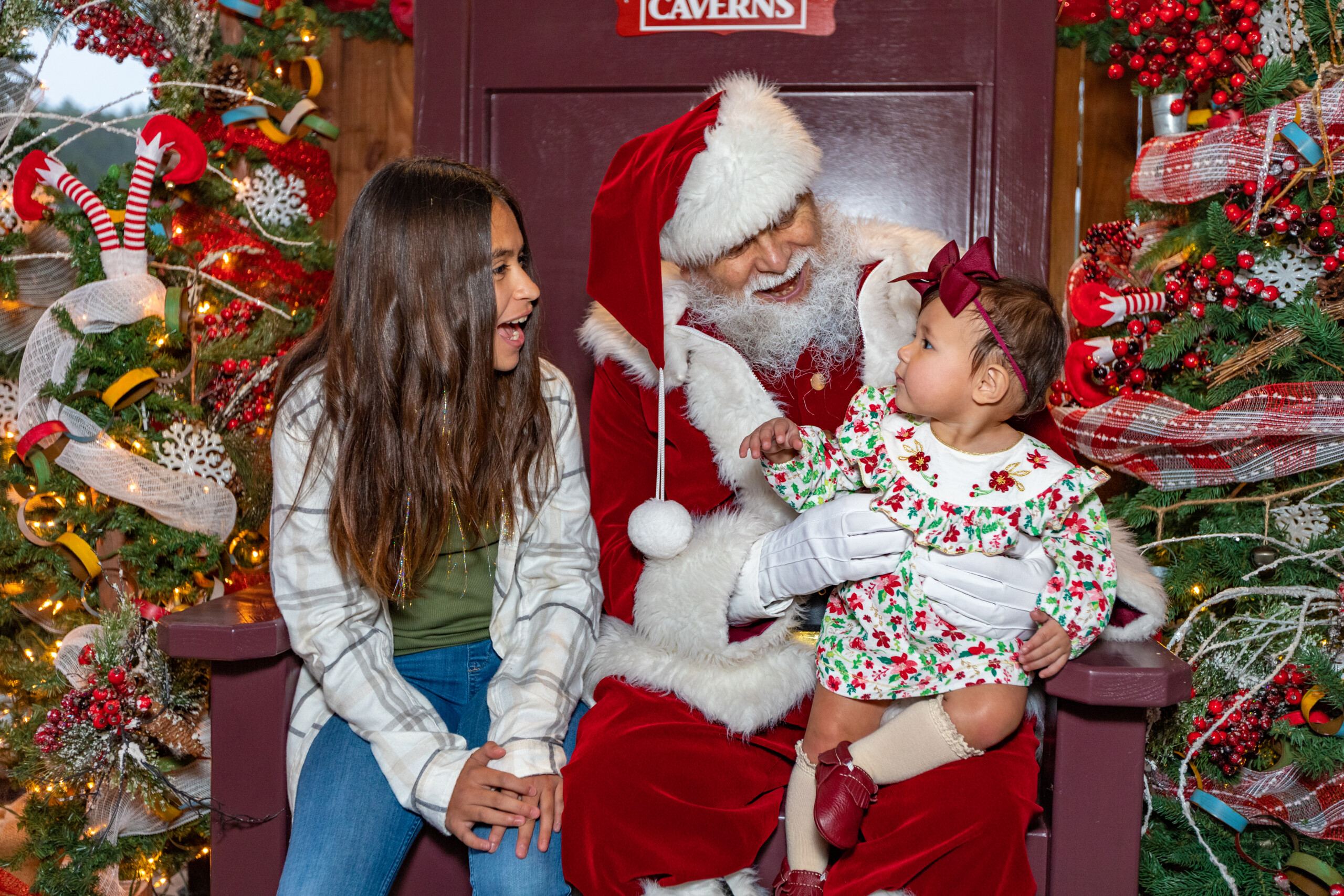Santa and kids
