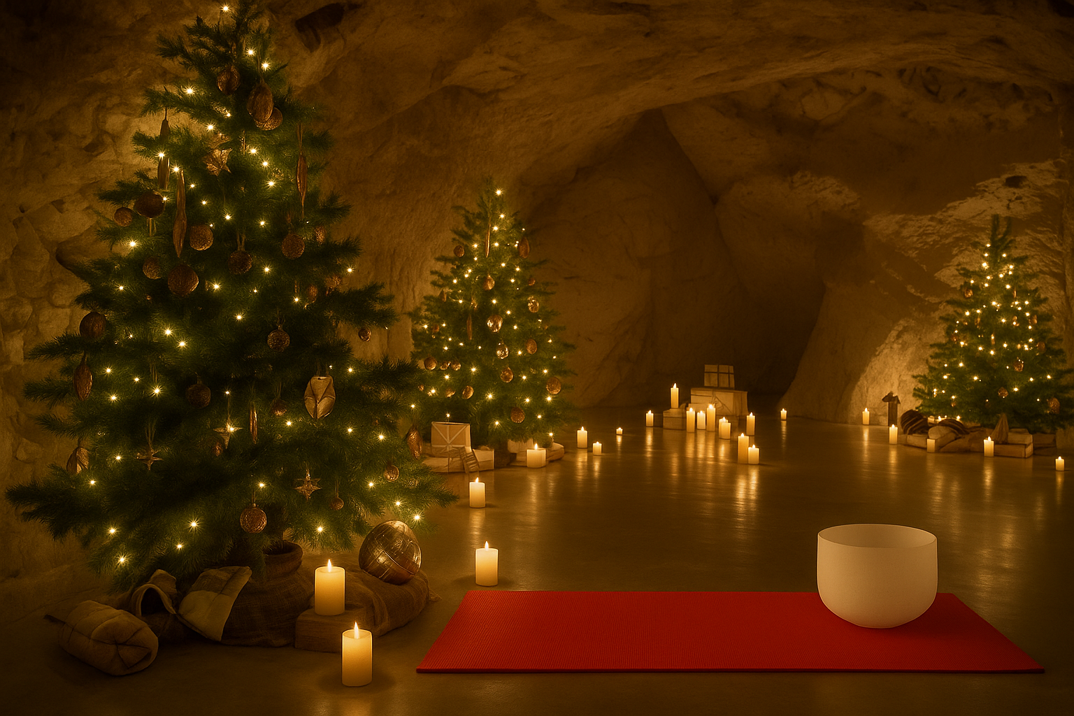 Candlelight yoga